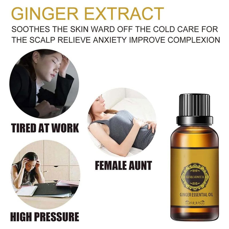 Natural Belly Drainage Ginger Oil